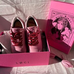 LØCI x Nicki Minaj Pink Sneakers | Women’s Size 10 | NWB